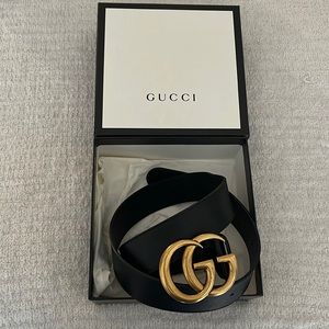 Gucci Wide Leather Belt